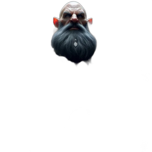 mask, face, creature, staff, concept art, 3d render, pixel art, photorealistic transparent PNG cut-out