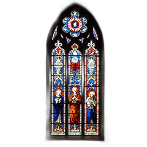 crown, 3d render, stained, glass transparent PNG cut-out