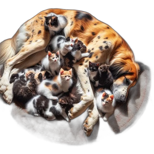 animal, photorealistic, oil painting, watercolor, concept art, wooden, floor, large transparent PNG cut-out