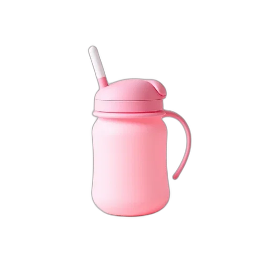 bottle, food, vaporwave, 3d render, pixel art, concept art, pastel, baby transparent PNG cut-out