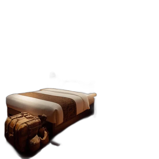 furniture, weapon, food, car, 3d render, concept art, photorealistic, earth tones transparent PNG cut-out