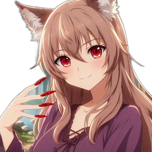 staff, animal, creature, dress, anime, pixel art, fantasy art, cartoon transparent PNG cut-out