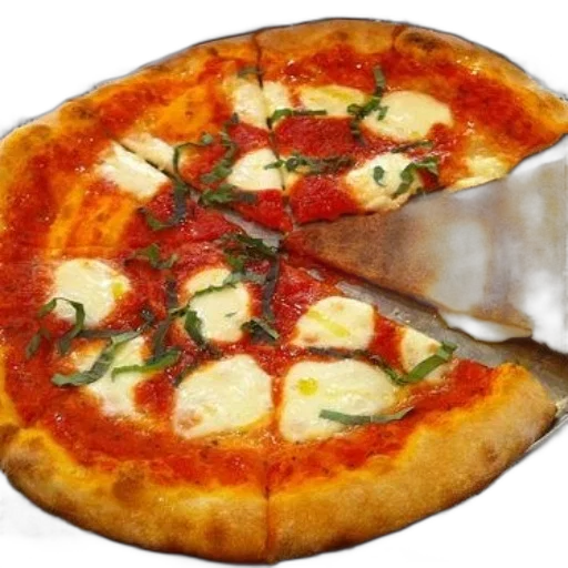 food, weapon, 3d render, photorealistic, delicious, margherita, pizza, fresh transparent PNG cut-out