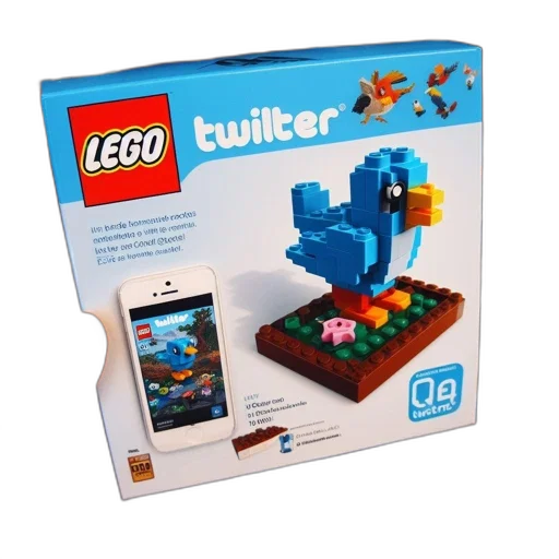image, lego, set, box, labeled, twitter, featuring, bird transparent PNG cut-out