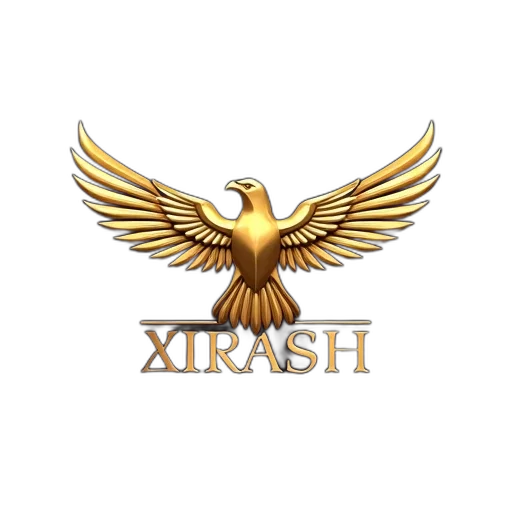 3d render, golden, emblem, word, arash, bold, black, letters transparent PNG cut-out