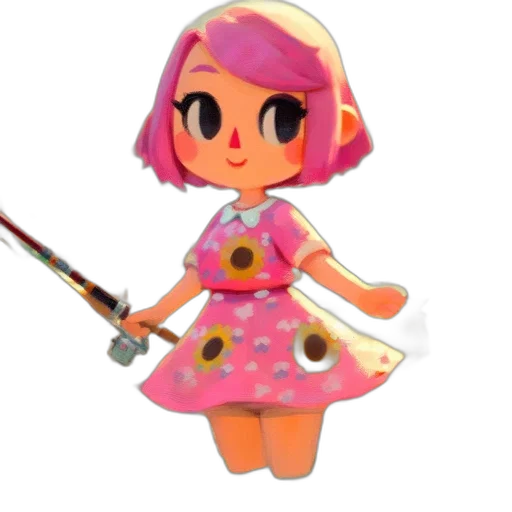 staff, weapon, dress, robot, concept art, 3d render, pixel art, cartoon transparent PNG cut-out