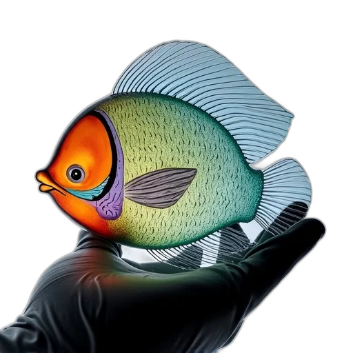 animal, creature, staff, jewelry, 3d render, photorealistic, concept art, underwater transparent PNG cut-out