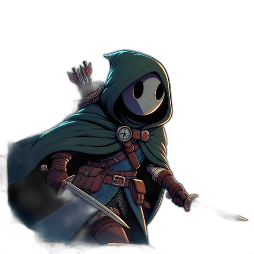 mask, weapon, sword, staff, concept art, fantasy art, comic book art, pixel art transparent PNG cut-out