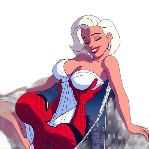 dress, comic book art, cartoon, concept art, fantasy art, red, animated, scene transparent PNG cut-out