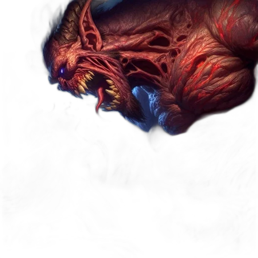 creature, dragon, animal, face, concept art, fantasy art, comic book art, photorealistic transparent PNG cut-out