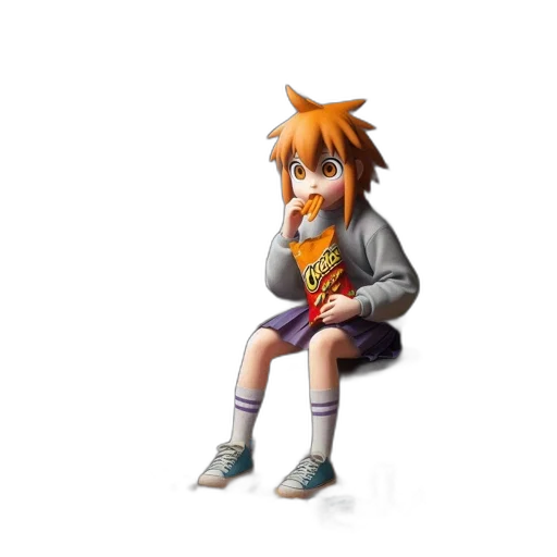 animal, jacket, staff, creature, 3d render, concept art, pixel art, anime transparent PNG cut-out