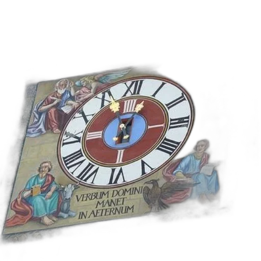 umbrella, staff, concept art, 3d render, large, clock, roman, numerals transparent PNG cut-out