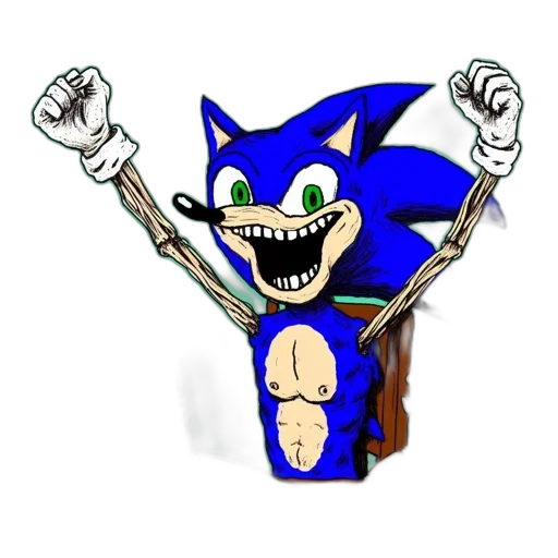 creature, animal, 3d render, concept art, pixel art, cartoon, sonic, hedgehog transparent PNG cut-out