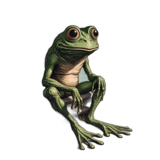 animal, creature, face, staff, photorealistic, concept art, 3d render, watercolor transparent PNG cut-out