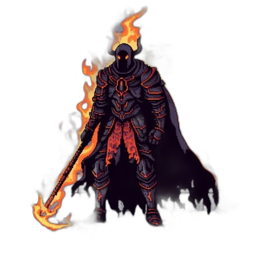 staff, sword, dragon, mask, concept art, pixel art, fantasy art, comic book art transparent PNG cut-out