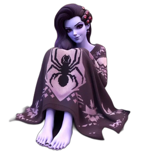 dress, jewelry, creature, concept art, fantasy art, 3d render, pixel art, dark transparent PNG cut-out
