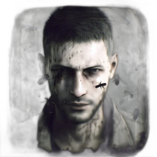 face, mask, photorealistic, concept art, fantasy art, pixel art, intense, portrait transparent PNG cut-out