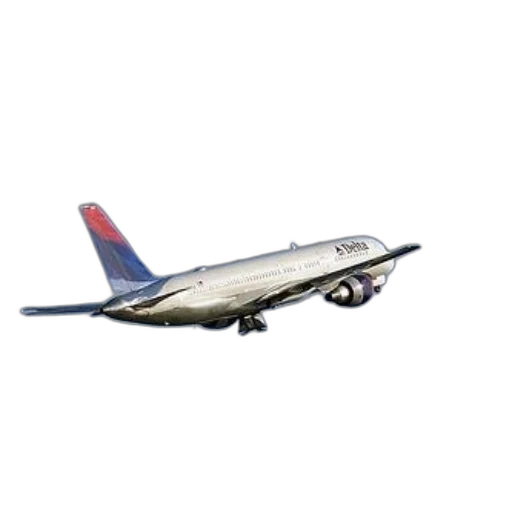 staff, photorealistic, 3d render, delta, airlines, airplane, captured, flight transparent PNG cut-out