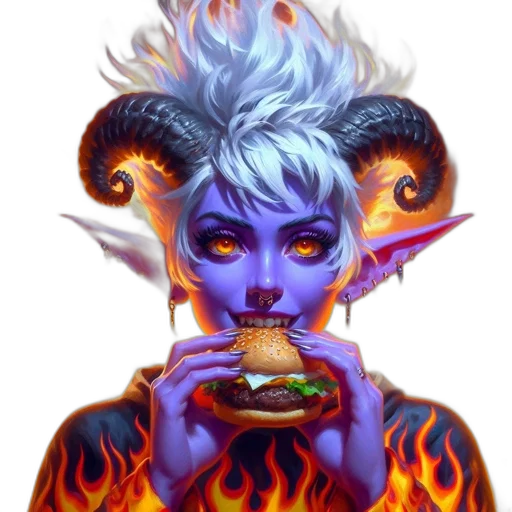 food, dragon, face, fantasy art, concept art, pixel art, photorealistic, blue transparent PNG cut-out