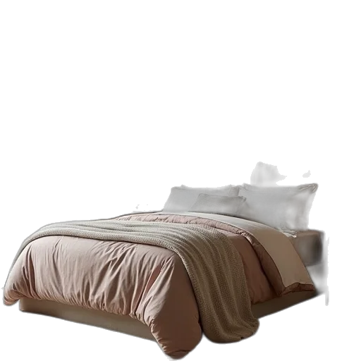 furniture, 3d render, photorealistic, earth tones, deals, dressers, bedding, bed transparent PNG cut-out
