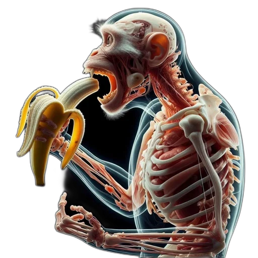 animal, creature, food, robot, concept art, 3d render, photorealistic, transparent transparent PNG cut-out