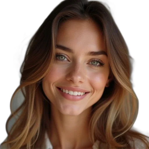 face, staff, hair, jewelry transparent PNG cut-out