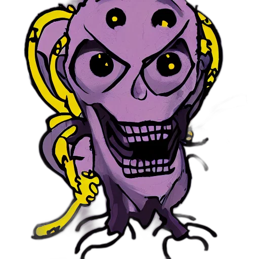 mask, creature, staff, face, concept art, cartoon, comic book art, pixel art transparent PNG cut-out