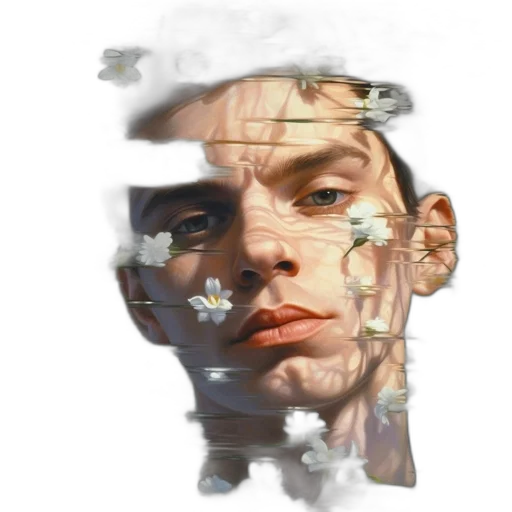 face, robot, mask, crown, photorealistic, concept art, cartoon, pixel art transparent PNG cut-out