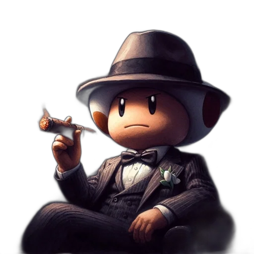 staff, hat, weapon, robot, pixel art, concept art, cartoon, 3d render transparent PNG cut-out