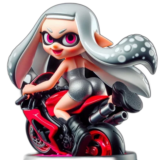 concept art, cartoon, 3d render, pixel art, 3d-rendered, female, character, gray transparent PNG cut-out