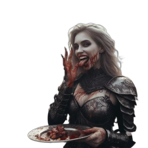 food, concept art, fantasy art, pixel art, comic book art, dark, bustling, town transparent PNG cut-out
