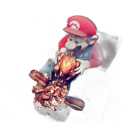 crown, hat, weapon, food, 3d render, concept art, pixel art, fantasy art transparent PNG cut-out