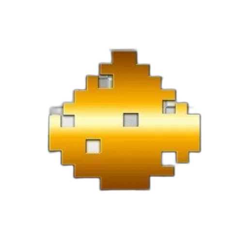 crown, jewelry, weapon, sword, pixel art, 3d render, concept art, golden transparent PNG cut-out