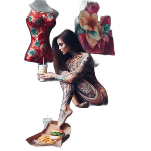 dress, shoes, jewelry, concept art, fantasy art, photorealistic, oil painting, indoorscene transparent PNG cut-out