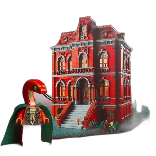 building, 3d render, concept art, lego, elden, ring, set, featuring transparent PNG cut-out