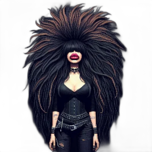 hair, creature, mask, animal, 3d render, concept art, fantasy art, photorealistic transparent PNG cut-out