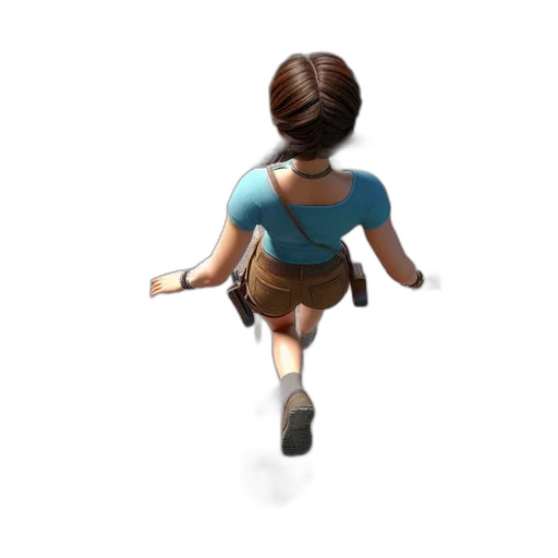 dress, shoes, 3d render, concept art, pixel art, fantasy art, animated, figure transparent PNG cut-out