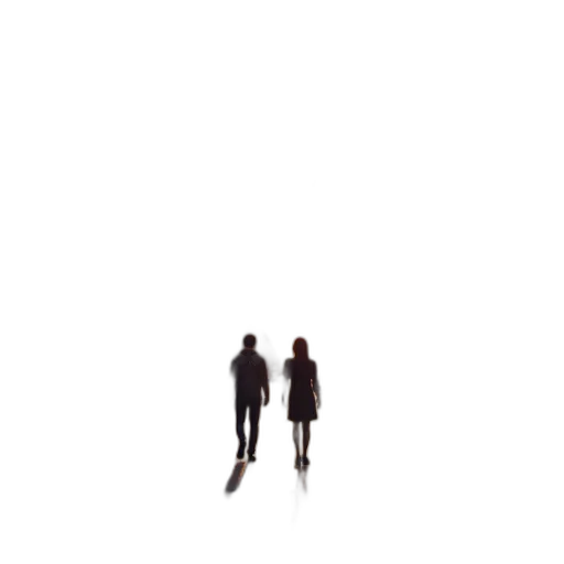 umbrella, dress, robot, jacket, concept art, pixel art, 3d render, fog transparent PNG cut-out
