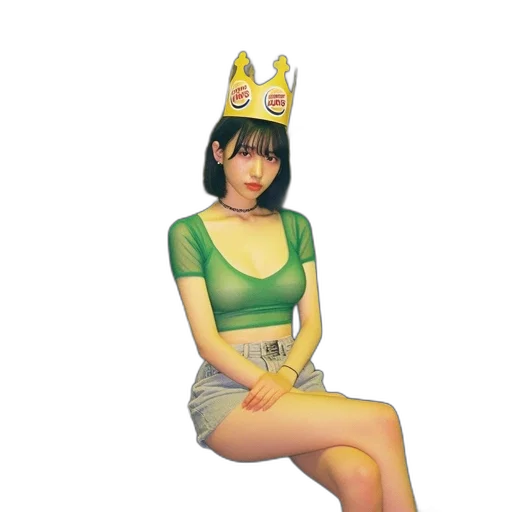 crown, dress, jewelry, hat, photorealistic, oil painting, concept art, 3d render transparent PNG cut-out