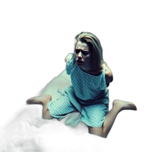 dress, creature, 3d render, photorealistic, concept art, vaporwave, underwater, fog transparent PNG cut-out