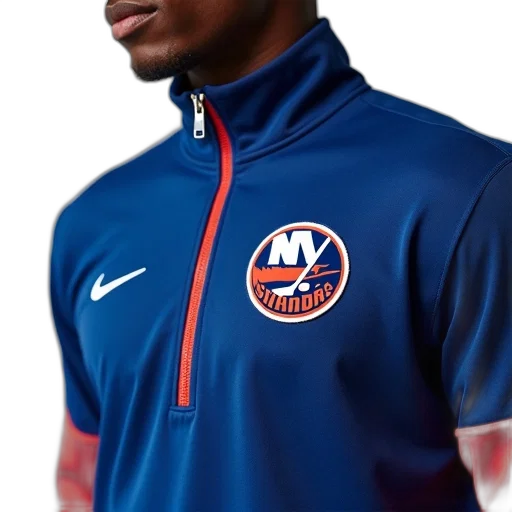 jacket, staff, neon, men, new, york, islanders, antigua transparent PNG cut-out