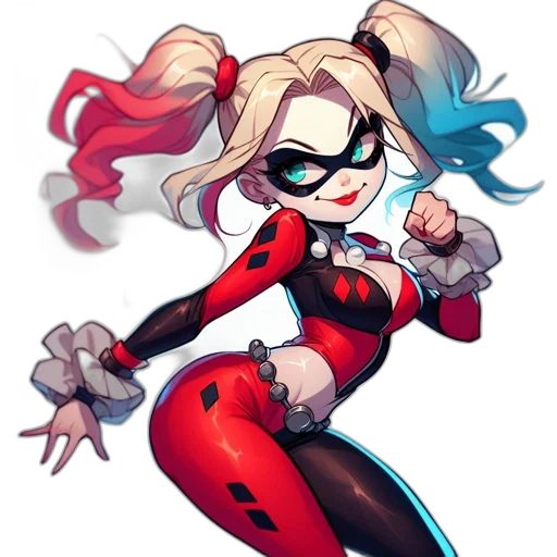 comic book art, cartoon, concept art, pixel art, red, animated, character, sporting transparent PNG cut-out