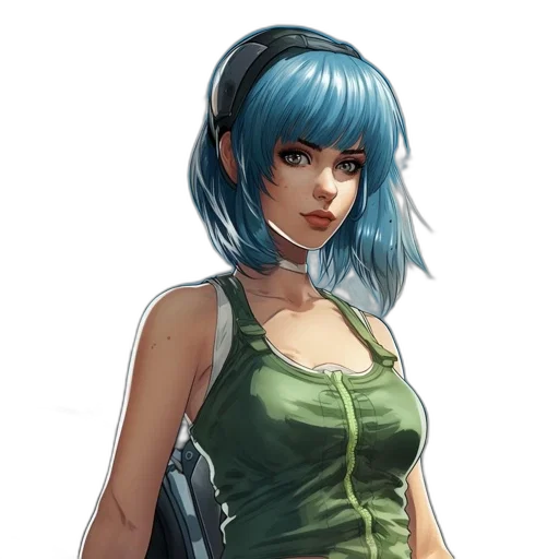 dress, staff, robot, face transparent PNG cut-out