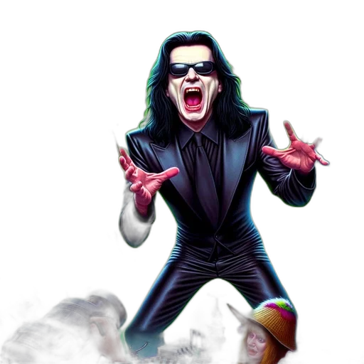 comic book art, concept art, cartoon, photorealistic, chaotic, playful, scene, filmmaking transparent PNG cut-out