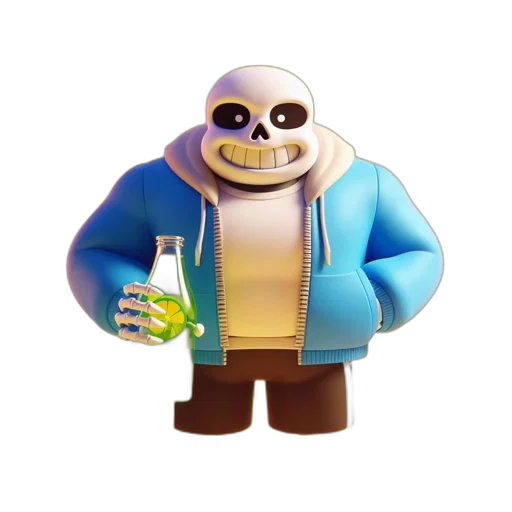 jacket, bottle, food, animal, concept art, 3d render, pixel art, cartoon transparent PNG cut-out