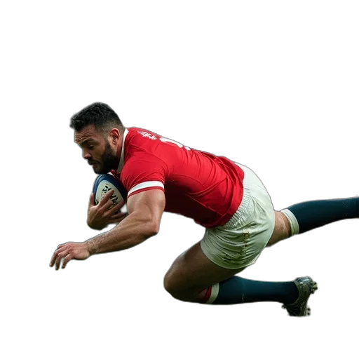 manu, tuilaa, dives, over transparent PNG cut-out