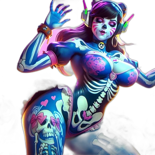 robot, concept art, cyberpunk, fantasy art, comic book art, neon lights, neon, blue transparent PNG cut-out