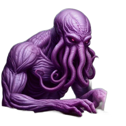 creature, animal, hair, mask, concept art, fantasy art, photorealistic, 3d render transparent PNG cut-out