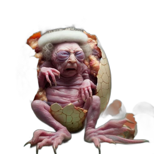 creature, food, animal, hat, 3d render, concept art, photorealistic, fantasy art transparent PNG cut-out