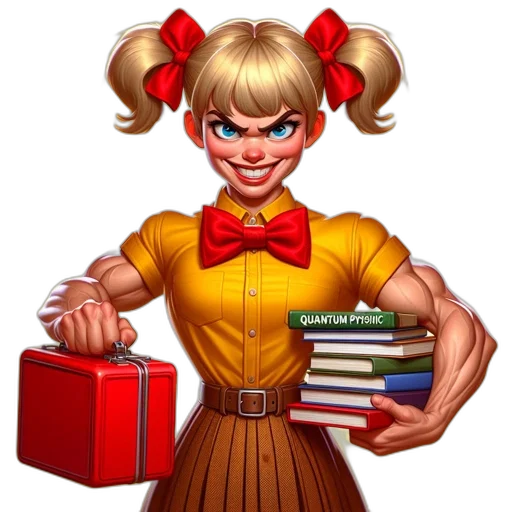 staff, comic book art, cartoon, 3d render, subject, blonde-haired, child, twin transparent PNG cut-out